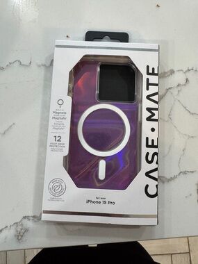 iPhone 15 Pro Casemate Soap Bubble Case New In Box MagSafe